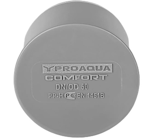 Заглушка Pro Aqua Comfort PP D 50 мм 405000