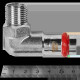 Угольник-переходник 90° ROMMER нержавеющая сталь 15 мм x 1/2 НР RSS-0010-001512