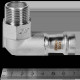 Угольник-переходник 90° ROMMER нержавеющая сталь 18 мм x 3/4 НР RSS-0010-001834