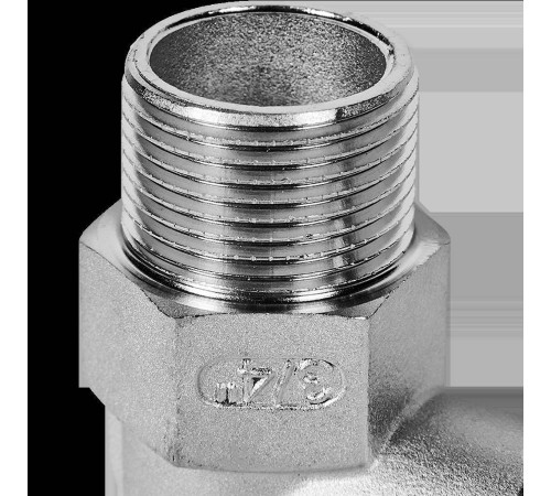 Угольник-переходник 90° ROMMER нержавеющая сталь 18 мм x 3/4 НР RSS-0010-001834