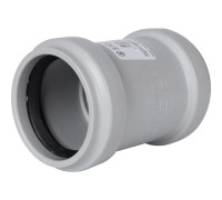 Муфта канализационная бесшумная двухраструбная STOUT 58 мм SKB-0006-000058