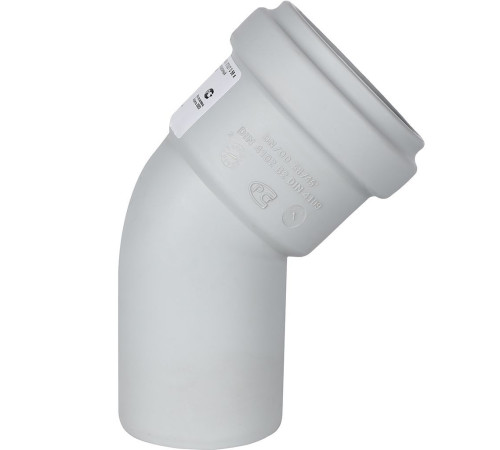 Отвод канализационный бесшумный STOUT 58х45° SKB-0010-005845