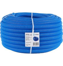 Труба гофрированная STOUT ПНД 28 мм синяя для труб 20 мм SPG-0001-502820