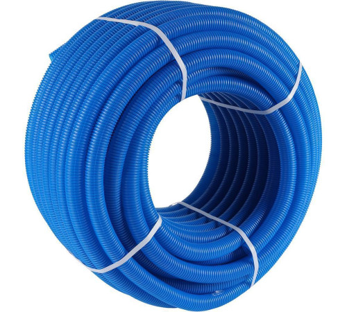 Труба гофрированная STOUT ПНД 28 мм синяя для труб 20 мм SPG-0001-502820