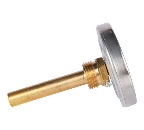 Термометр биметаллический аксиальный ROMMER 63/75 мм 1/2 0-120 °C RIM-0001-637515