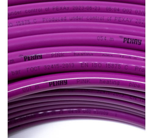 Труба из сшитого полиэтилена REHAU RAUTITAN pink 16x2.2 мм бухта 120 м 11360423120