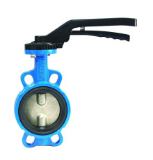 Затвор дисковый поворотный FAF Valve 3550 DN 80 PN 16 межфланцевый с рукояткой 3550080