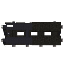 Модульный коллектор GIDRUSS MK-60-3D.EPP до 60 кВт 3 контура G 1 термоизоляция MK 6002T 20