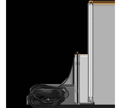 Насос скважинный ROMMER RP 3-92 кабель 80 м RPW-0012-380337