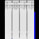 Радиатор биметаллический STOUT TITAN 350 4 секции боковое подключение RAL 9016 SRB-3310-035004