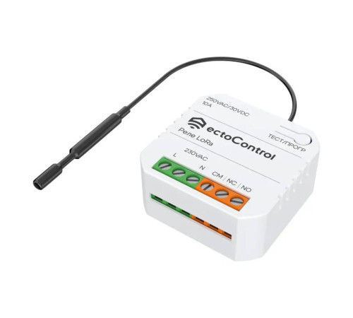 Беспроводное реле ectoControl 10 А LoRa ec01079