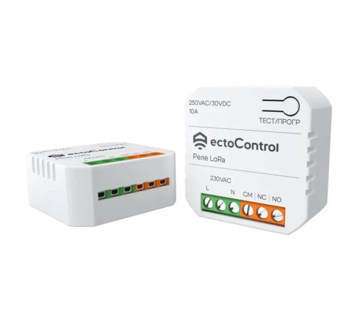 Беспроводное реле ectoControl 10 А LoRa ec01079