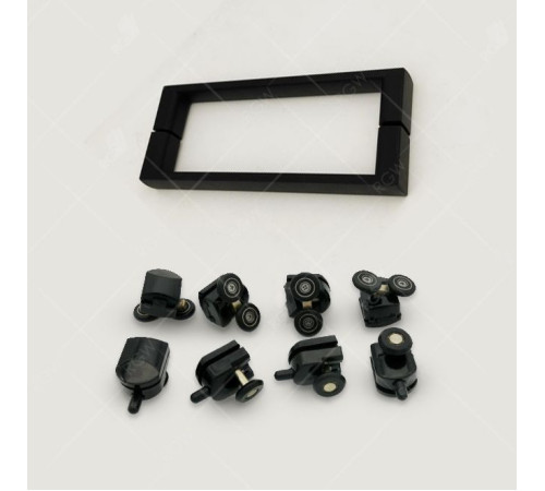 Душевой уголок RGW Classic CL-34B 800x800 мм черный 32093488-14
