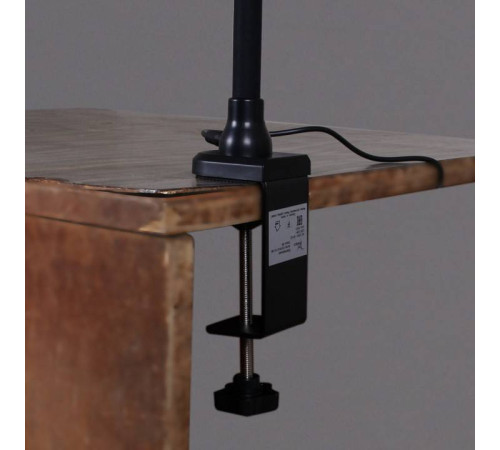 Настольная лампа офисная Reluce 01016-1 01016-0.7-01 BK