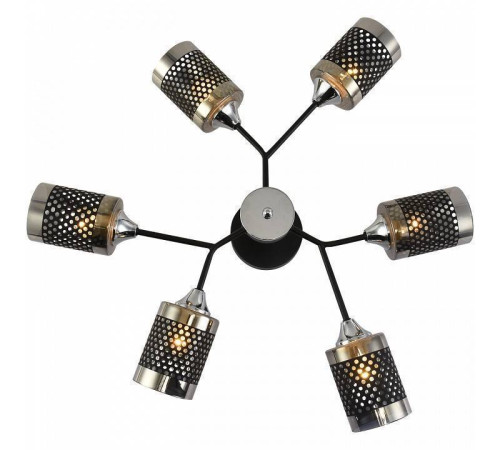 Люстра на штанге Reluce 01405-1 01405-3.3-06B BK+CR