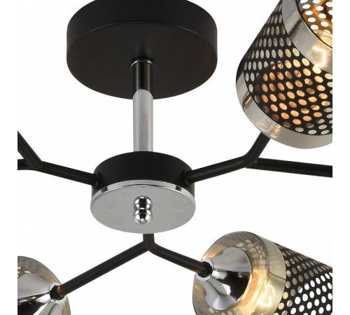 Люстра на штанге Reluce 01405-1 01405-3.3-06B BK+CR