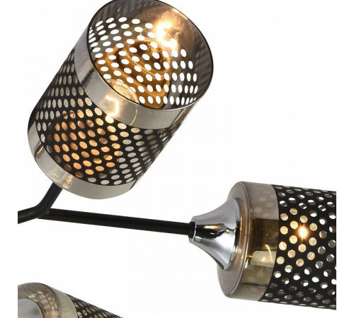 Люстра на штанге Reluce 01405-1 01405-3.3-06B BK+CR