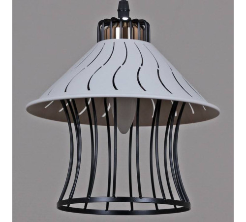Подвесной светильник Reluce 02512-1 02512-0.9-03 BK+WH