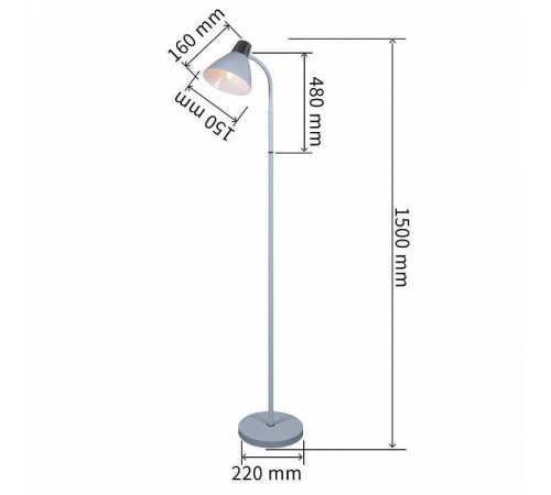 Торшер Reluce 03041-1 03041-0.6-01 WH