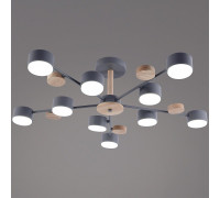 Люстра на штанге  03758-0.3-10 GREY+WOOD GX53