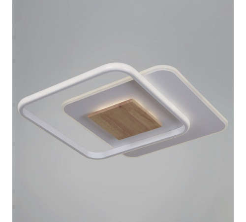 Светильник накладной DEKRA белый с деревом 08000-0.5-450