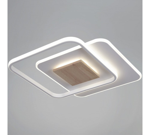 Светильник накладной DEKRA белый с деревом 08000-0.5-450