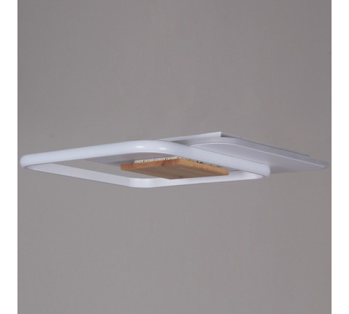 Светильник накладной DEKRA белый с деревом 08000-0.5-450