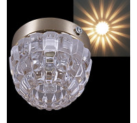 Встраиваемый светильник  21162-9.5-001GB(with base) G9 GD