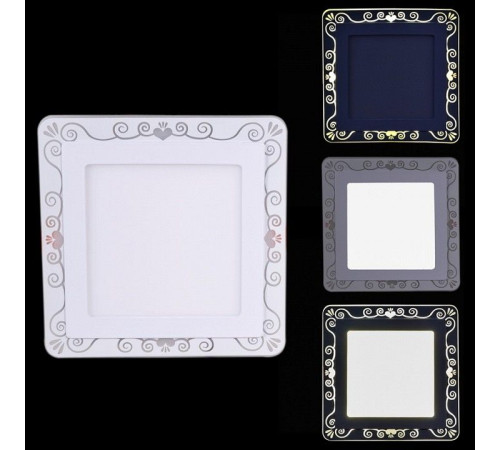 Встраиваемый светильник 65012-9.0-001RD LED12+4W WT