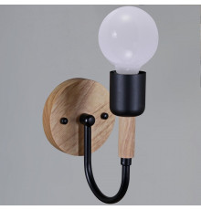 Бра Reluce 99960-0.2-01 BK+WOOD