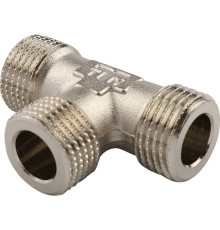 Тройник резьбовой Tiemme НН никелированный 1/2 1500233