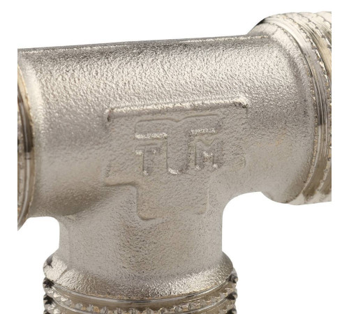 Тройник резьбовой Tiemme НН никелированный 1/2 1500233