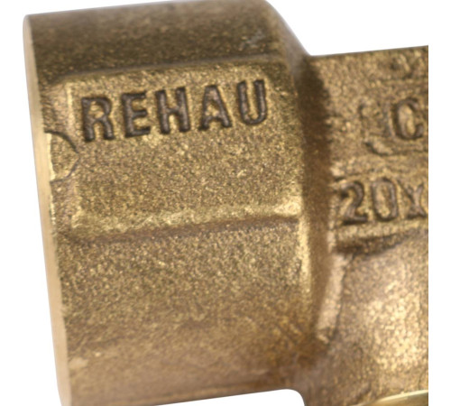 Угольник настенный REHAU RAUTITAN RX+ 20-Rp 1/2 с коротким нарезным патрубком 14563591001