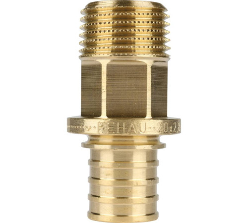 Переходник REHAU RAUTITAN RX+ с наружной резьбой 20-R 1/2 14563141001