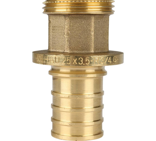 Переходник REHAU RAUTITAN RX+ с наружной резьбой 25-R 3/4 14563181001