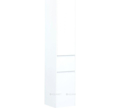 Шкаф-пенал Aquanet Бруклин 35 белый глянец 00203966