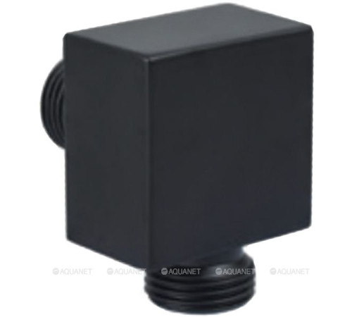 Водорозетка Paffoni LEVEL квадрат 40х40 мм 1/2 черный матовый ZACC238NO