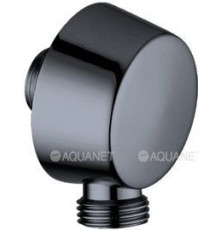 Водорозетка Paffoni LUX круг Ø52.6 мм 1/2 черный никель ZACC130NKN