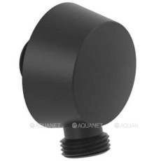 Водорозетка Paffoni LUX круг Ø52.6 мм 1/2 черный матовый ZACC130NO