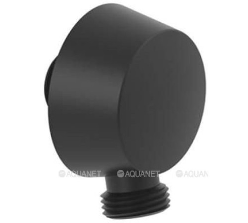 Водорозетка Paffoni LUX круг Ø52.6 мм 1/2 черный матовый ZACC130NO