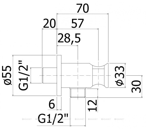 Шланговое подсоединение с держателем Paffoni TONDO 1/2 белый матовый ZSUP031BO