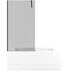 Шторка на борт ванны Allen Brau Infinity 3 800 мм тонированное стекло 3.21064.BBA.T