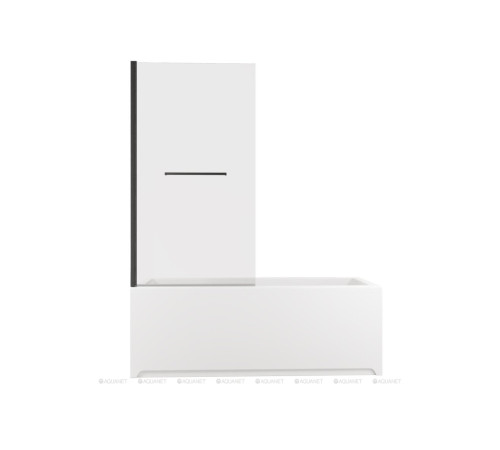 Шторка на борт ванны Allen Brau Priority 800x1500 мм Optiwhite черн. браш. ал. 3.31022.BBA