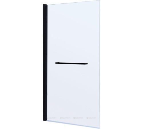 Шторка на борт ванны Allen Brau Priority 800x1500 мм Optiwhite черн. браш. ал. 3.31022.BBA