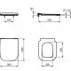Сиденье для унитаза Ideal Standard i.life B с микролифтом ультратонкое T500301