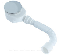 Сифон для душевого поддона Aquanet d40 накладка хром 00302124