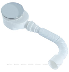 Сифон для душевого поддона Aquanet d40 накладка хром 00302124