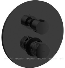 Смеситель для душа встраиваемый Paffoni Jo на 2 выхода черный матовый JO018NO