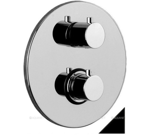 Смеситель встраиваемый термостатический для душа Paffoni Light на 3 выхода черный матовый LIQ019NO