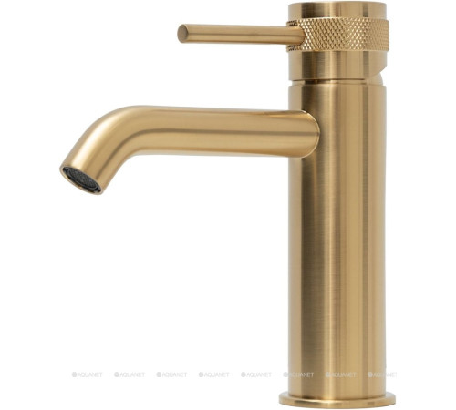 Смеситель для раковины Allen Brau Priority 3.0 излив 125 мм браш. золото 5.31A01-GB